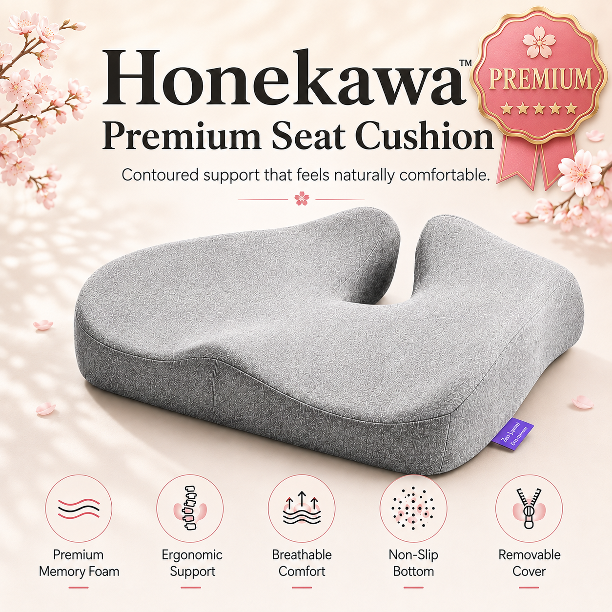 Honekawa™ Premium Seat Cushion