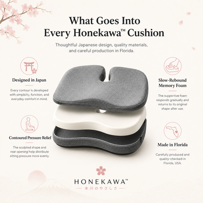 Honekawa™ Premium Seat Cushion